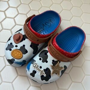 Kids woody cowboy crocs